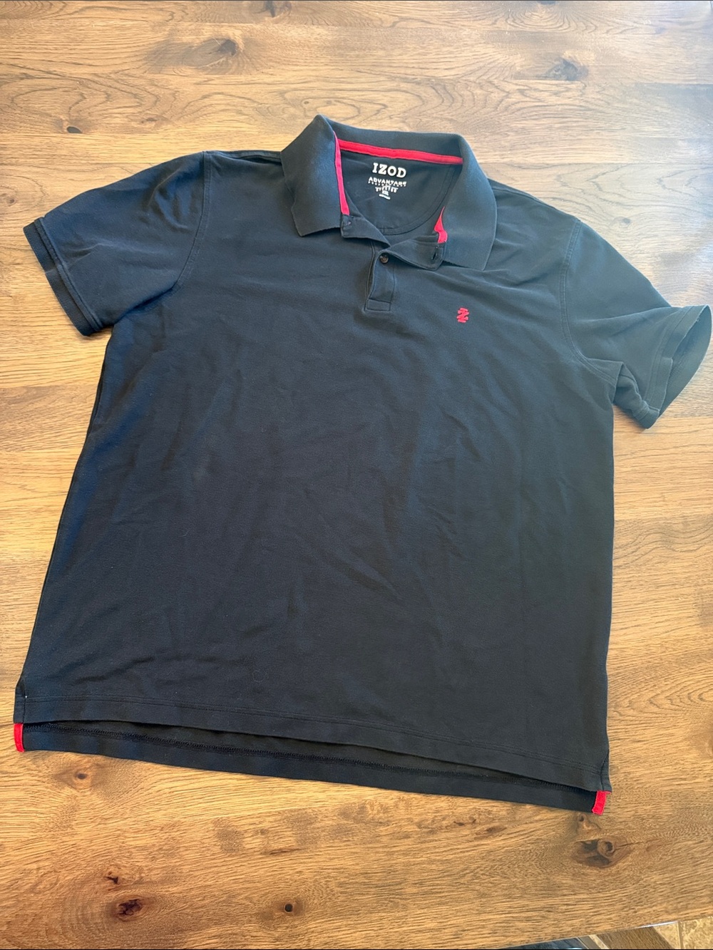 IZOD Men's XXL Black Polo Shirt